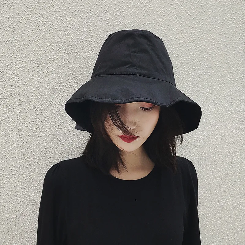 Шляпа W105 женская летняя Рыбацкая шляпа Корейская Мягкая дикая японская