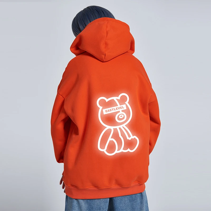 

Осень 2020 Осенняя ярсветильник флисовая толстовка в стиле хип-хоп для женщин и мужчин, толстая зимняя Толстовка большого размера с карманом-...