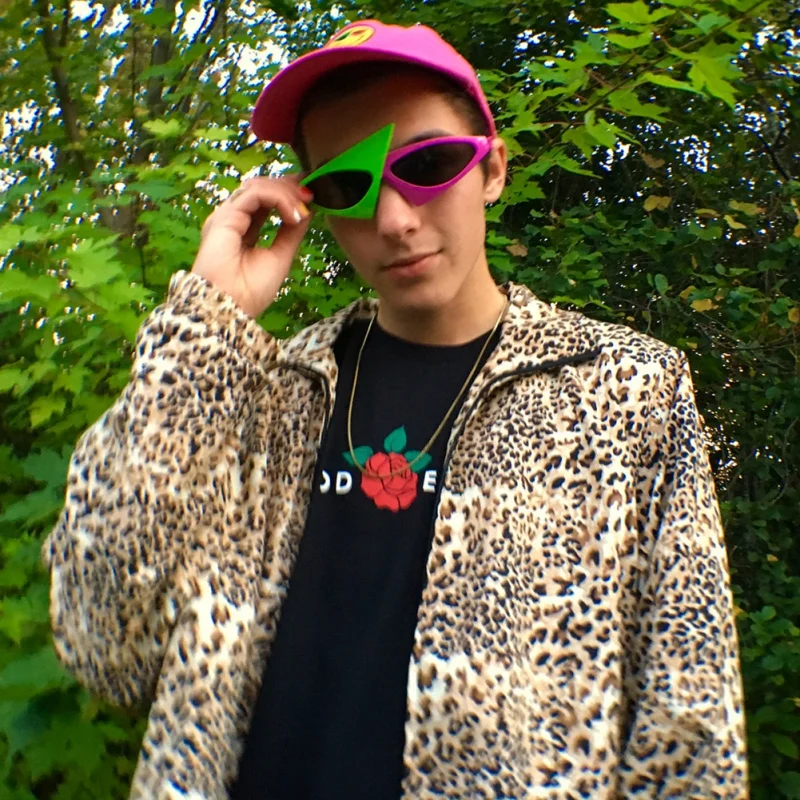 Новинка зеленые розовые очки контрастного цвета Roy Purdy стиль хип хоп