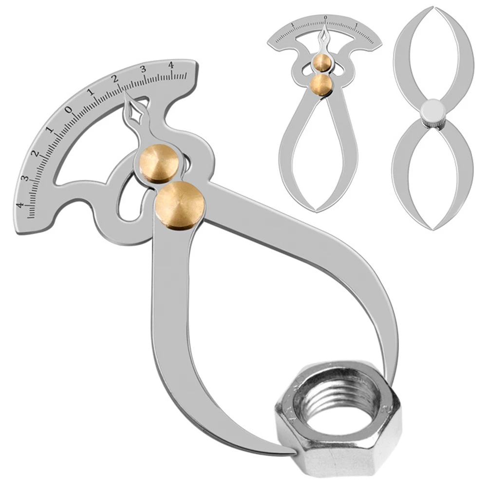 

Clearance Gauge Thickness Wall Thickness Measurement Stainless Steel High-Precision Thickness Gauge Wooden Tenon Gauge Wood Tool