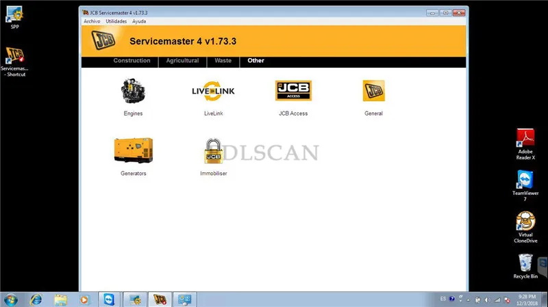 EDLSCAN сервис 4 CF19 ноутбук для JCB электронный сервисный Инструмент JCB сельскохозяйственная строительная машина диагностический сканер