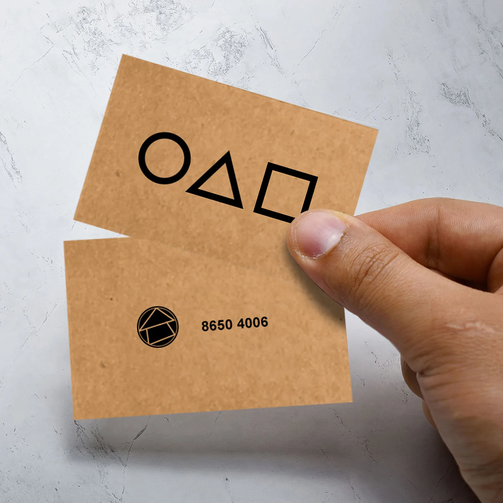 

10Pcs/Set Squid Game Card Invitation Card Cosplay Party Prop The Same Peripheral Game Card Accessories