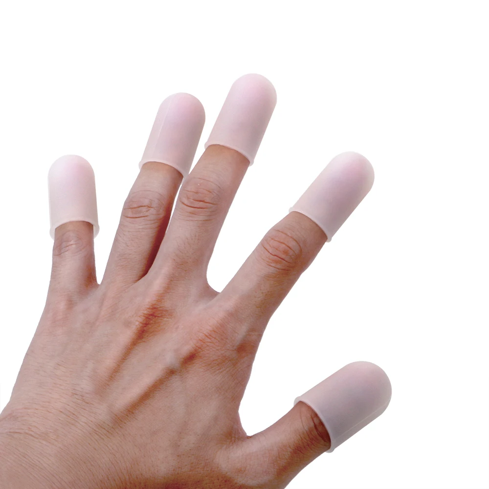 

HILIFE Finger Protectors Non-slip Barbecue Tool Insulation 5 pcs/set Kitchen Tool Food Grade Silicone Finger Sleeve