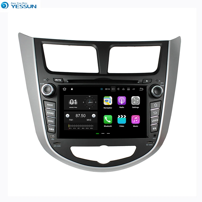 Автомобильная навигация YESSUN для Hyundai Verna/Accent 2011 ~ 2012 Android GPS аудио видео радио