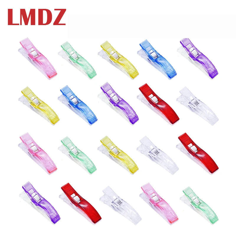LMDZ 20 шт. зажимы для шитья высококачественные пластиковые ткани швейные рукоделия