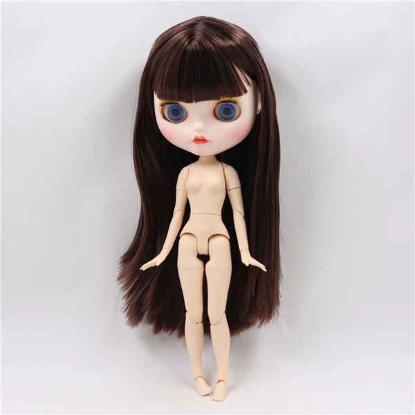 ICY factory blyth doll 1/6 BJD кукла стильный изысканный макияж тела маленький рот смайлик подарок для девочек Специальная цена - Цвет: like a picture