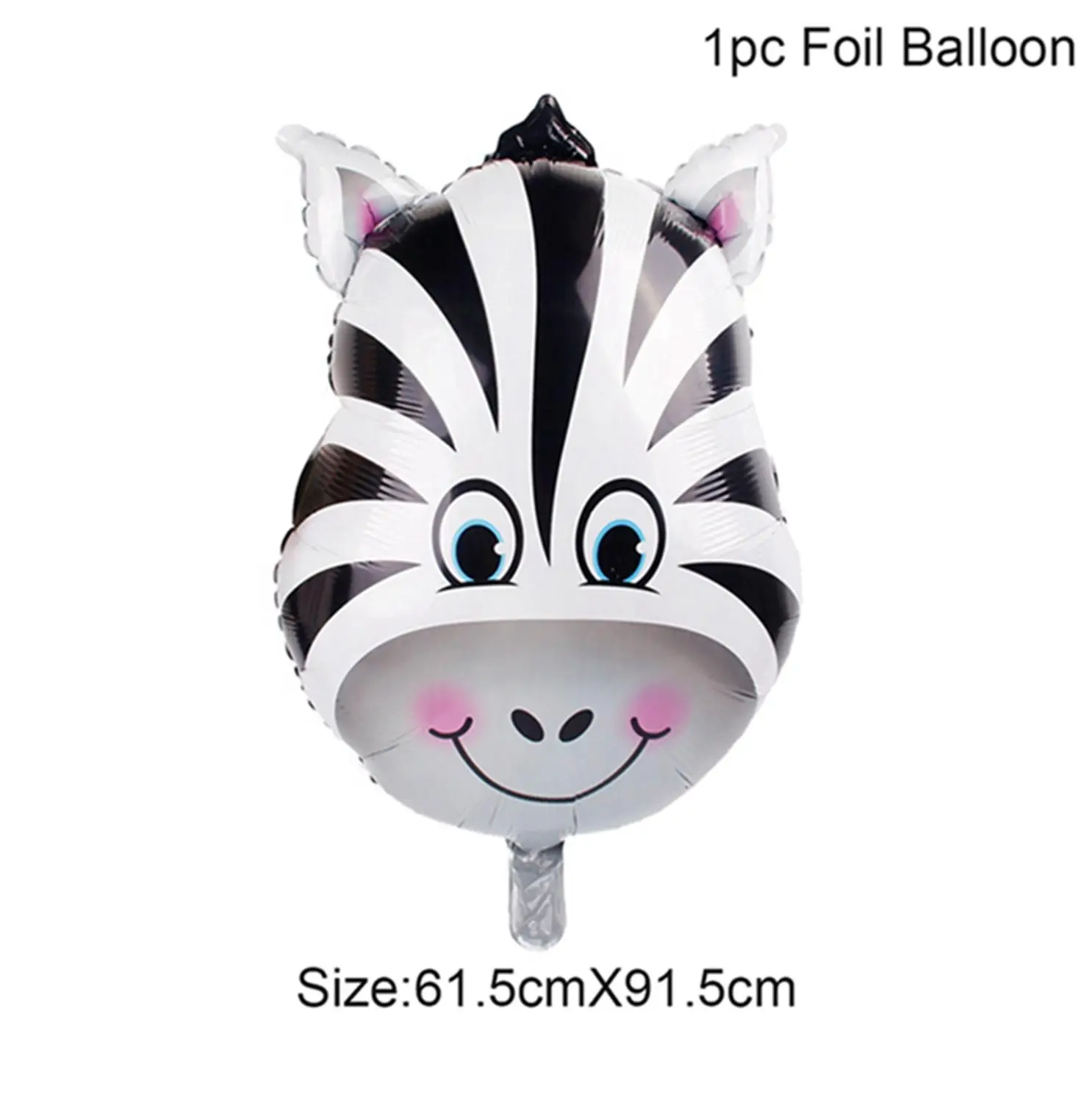 Big Zebra Латексные воздушные шары зеленые шары лесные животные пальмовый лист фольги воздушные шары для вечеринки в стиле сафари воздушные шары для дня рождения вечерние украшения Дети балон - Цвет: Big Zebra