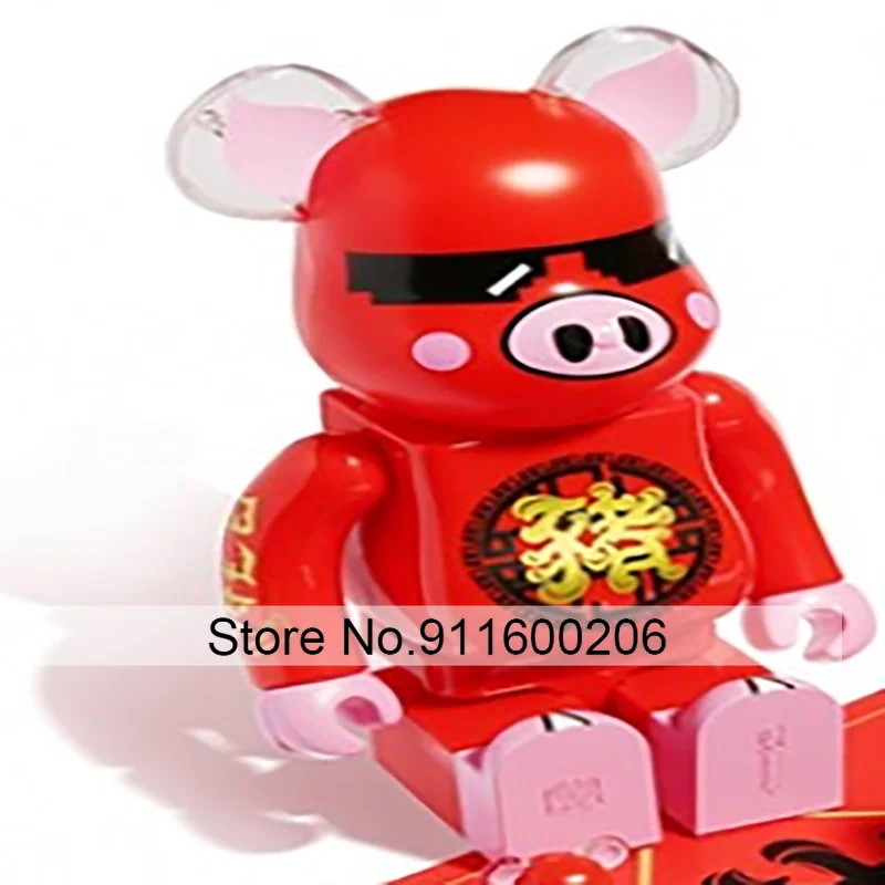 

Bearbricklys 28cm 400% Bear&bricklys Toy Blocks Bear Toy Action Toy Figures Garage Kits Dolls Kids Toys