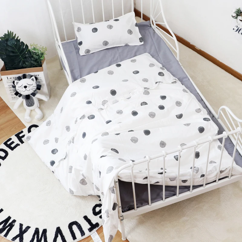 Комплект постельного белья из хлопка с принтом чехол на матрас для детской