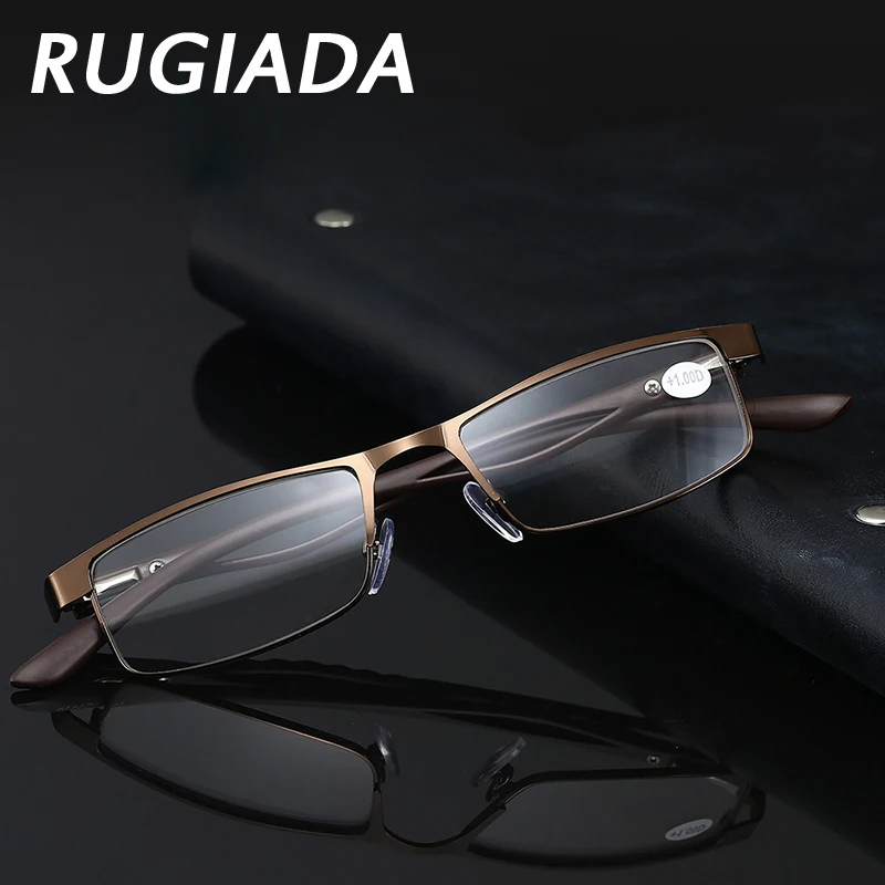 RUGIADA винтажные очки для чтения из сплава женщин и мужчин по рецепту бизнес