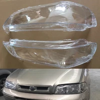front car headlamp auto light case transparent lampshade lamp shell headlight lens glass cover for fiat palio