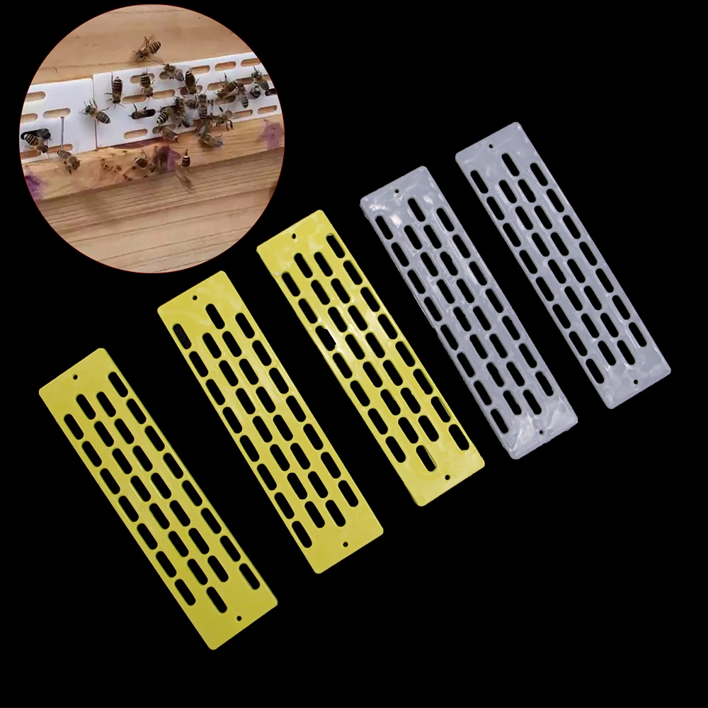 30 шт. пчелы инструмент Пластик Anti побег Fly анти Run лист штук цвет: желтый Белый