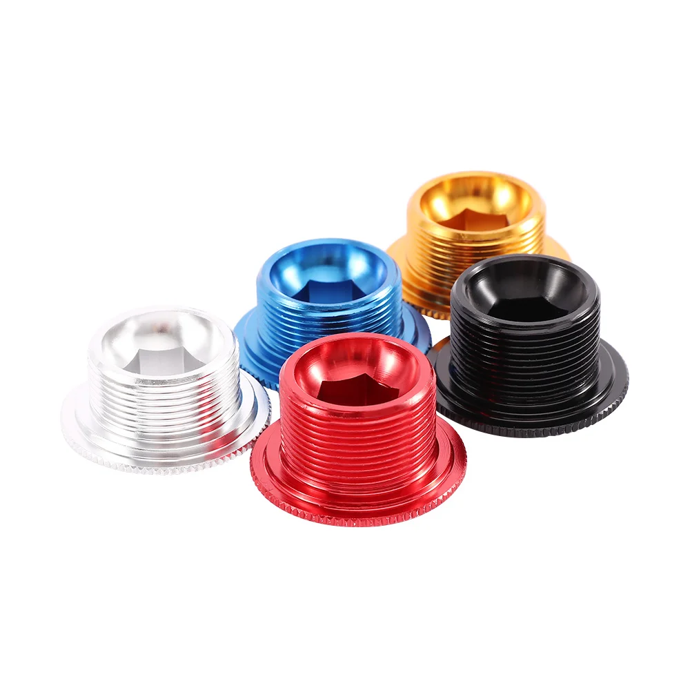 MTB полый алюминиевый сплав оси винты коленчатый набор для велосипеда кривошипная