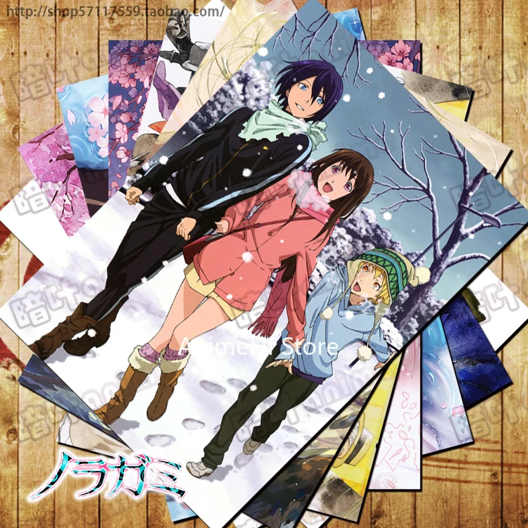 

10 шт./партия аниме Noragami плакаты Yaboku Iki Hiyori Yuukine Эбису кофуку настенные картины для Коллекция A3 42x29 см наклейки