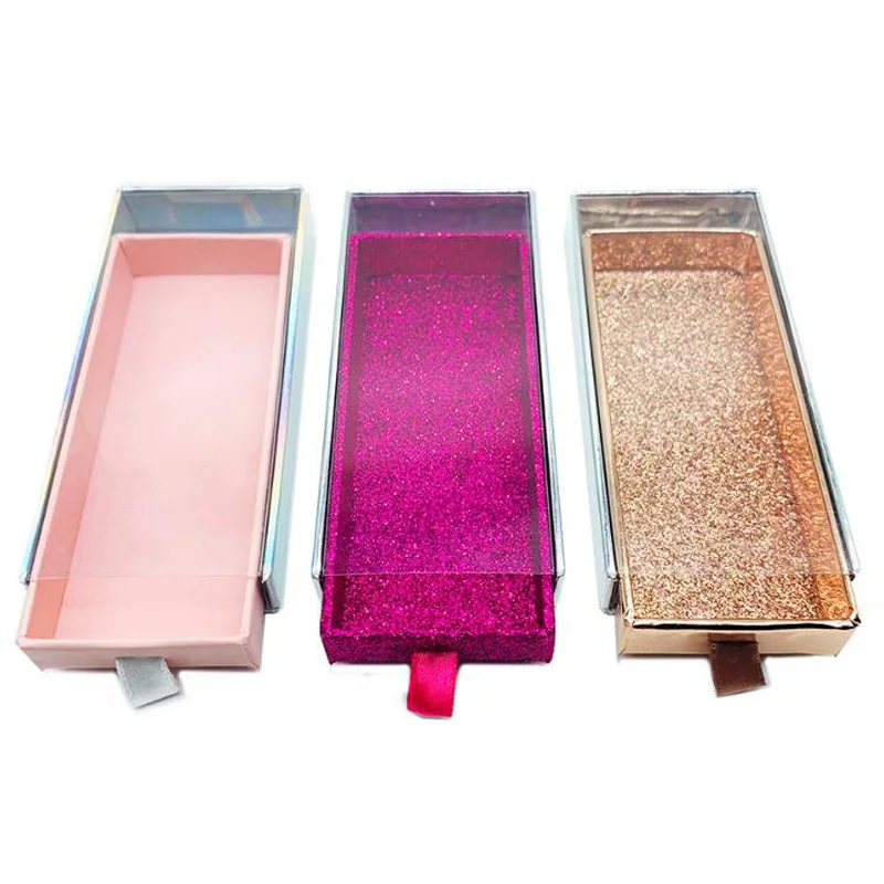 Новинка 20 шт. оптовая продажа квадратная норковая коробка для накладных ресниц