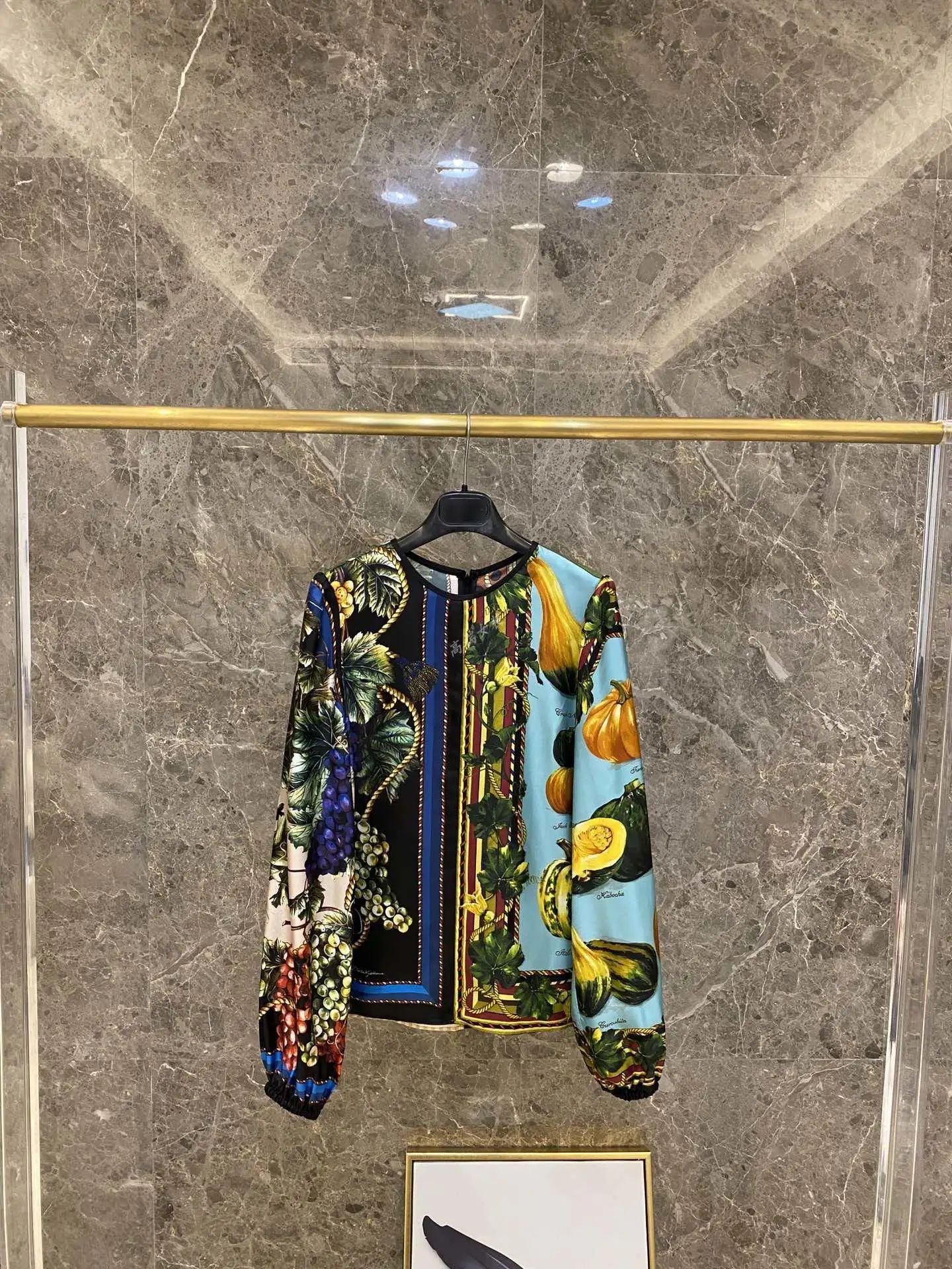 

women's 2021 spring new shirt silk multi color retro style waist