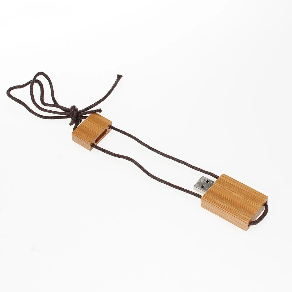 

Creative Gift Wooden Lanyard Usb Memoria Stick 2.0 4G 8G Pendrive 16G Pen Drive 32G 64GB 128GB USB Flash Drive Wood Custom LOGO