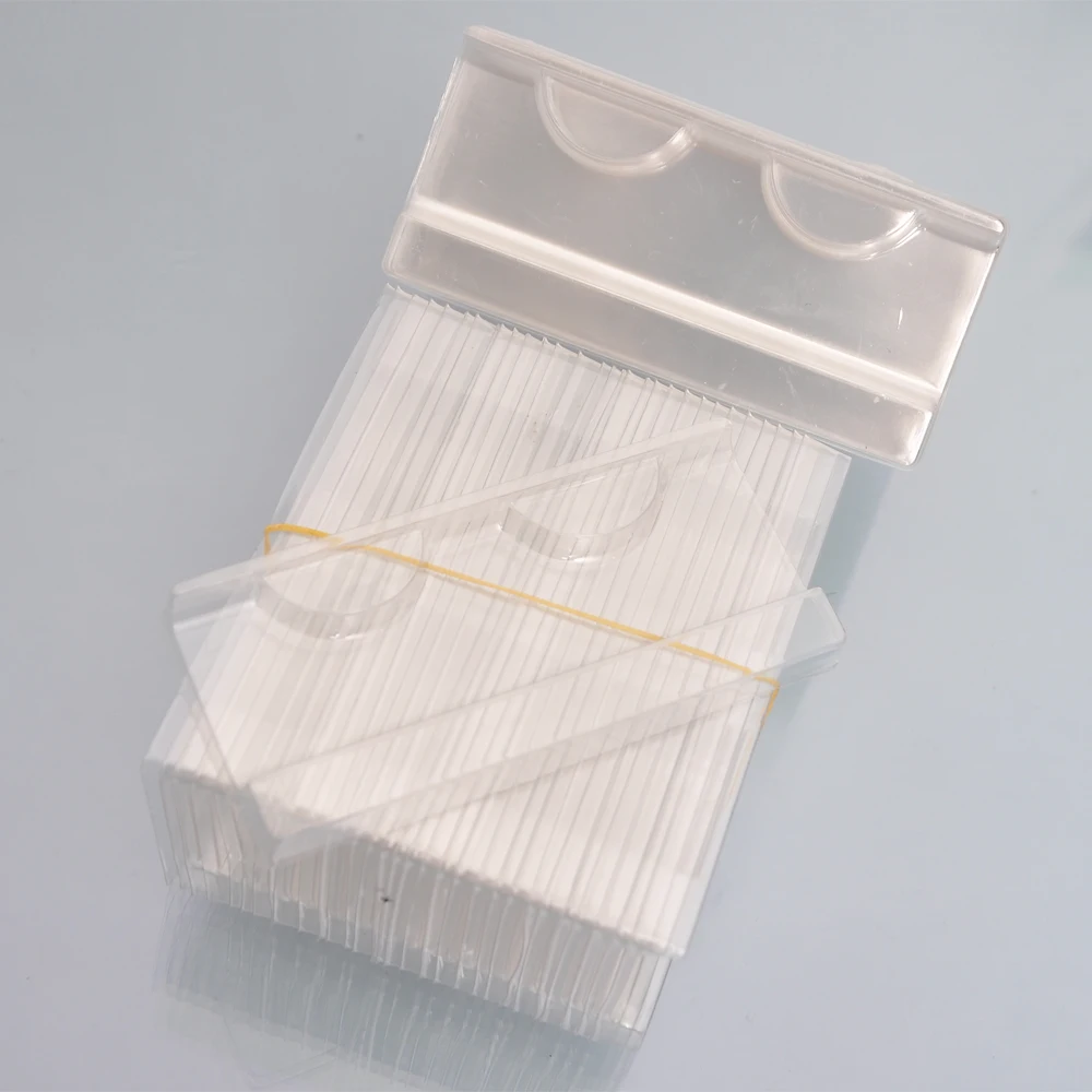 Оптовая продажа 100 искусственных ресниц лотки для 25 мм норковых пластиковая