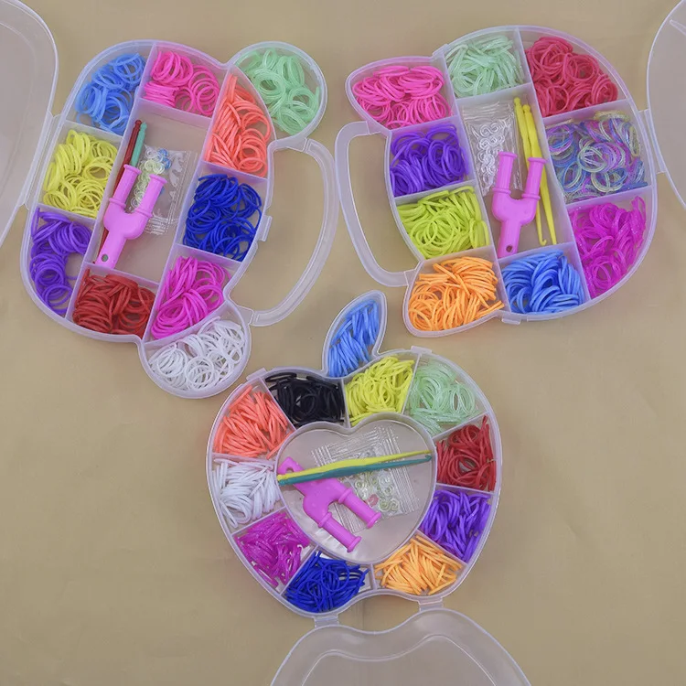 Diy игрушки резиновые браслеты браслет для детей Резиночки волос резиночки рефилл