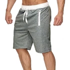 Мужские шорты для спортзала, фитнеса, бодибилдинга, бега, тренировок, мужские летние дышащие сетчатые короткие спортивные штаны, 2021