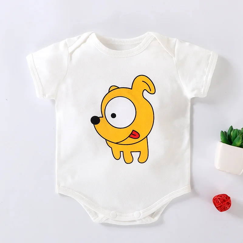 Peleles De manga corta para beb&eacute;, 100% algod&oacute;n, ropa para reci&eacute;n nacido, Mono para ni&ntilde;o y ni&ntilde;a-3