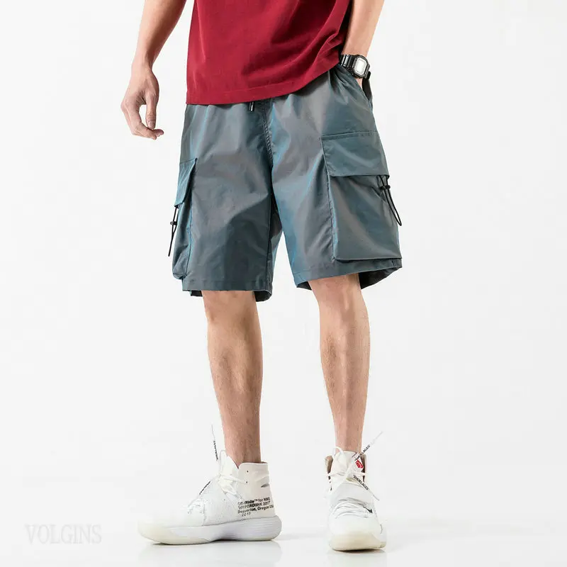 

2021 новые шорты-бермуды Для мужчин s Новый дизайн с эластичной резинкой на талии мужские шорты Карго модные Homme Короткие штаны Для мужчин боль...