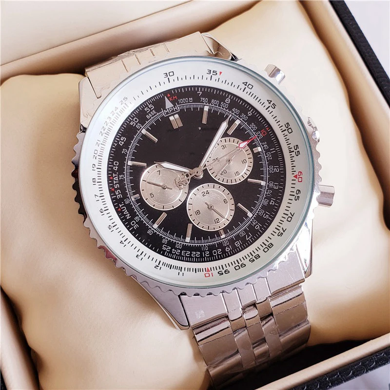 

2021 New Seiko produced the watch male quartz top luxury brand sports three-hands craftsman steel band watch casual fashion watc