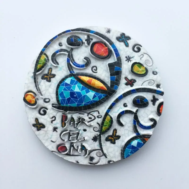 3d смолы холодильник Стикеры сувенирные магниты для холодильника Барселона