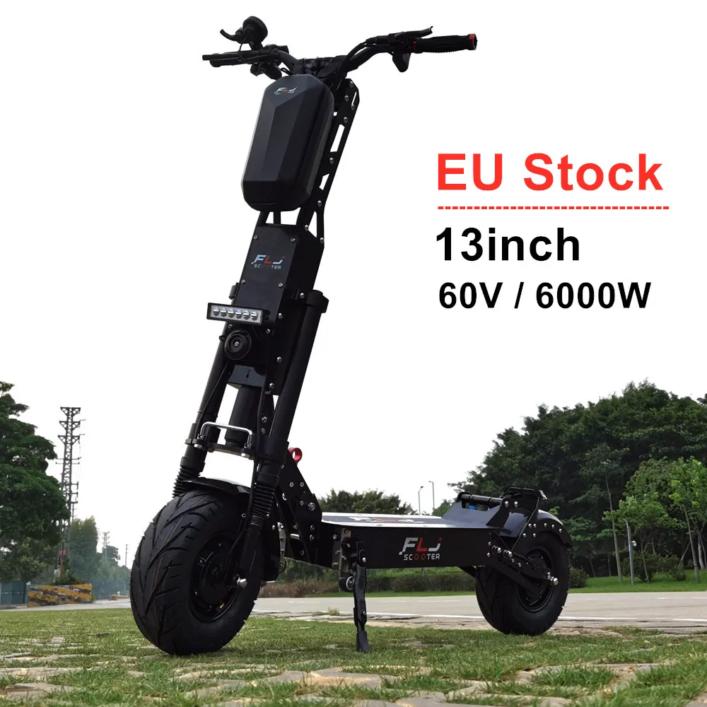 Preise 13 Zoll 6000W Elektrische Fahrrad Mit 85 Km/h 90-150kms Palette Dual Motor Elektrische Roller E Bike Fett Reifen E Roller