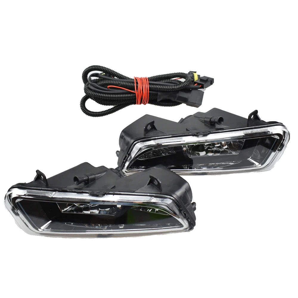 2 шт. левый/правый передний бампер 8 светодиодных противотуманных фар дневного