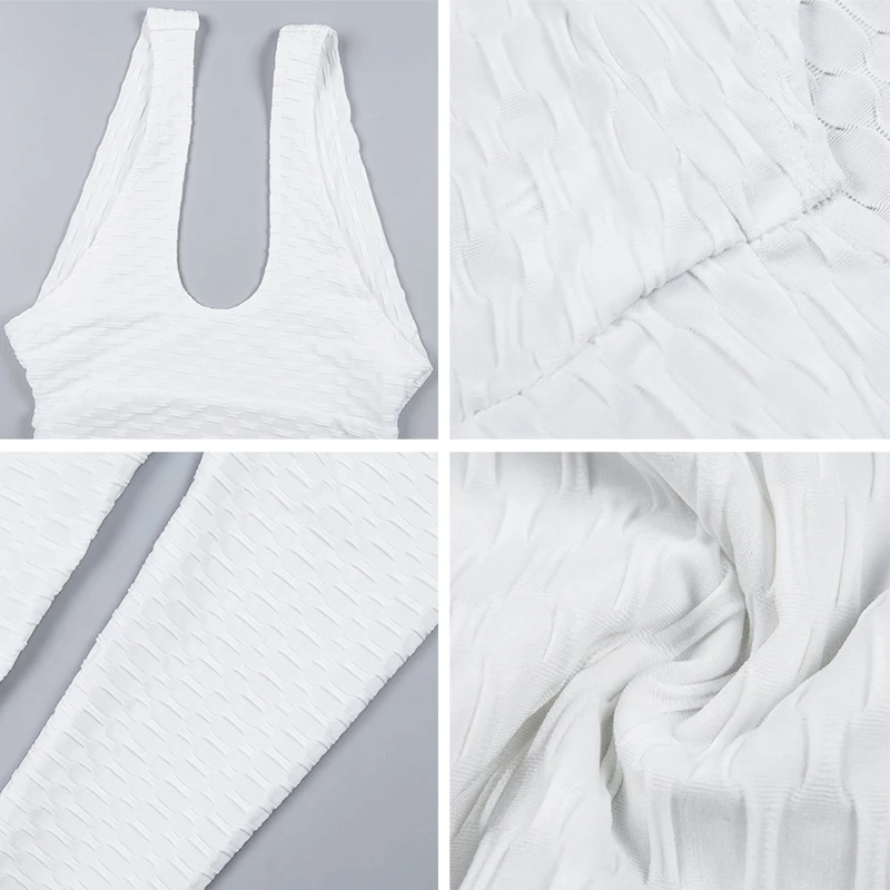 Однотонные повседневные женские леггинсы сексуальный комбинезон с открытой