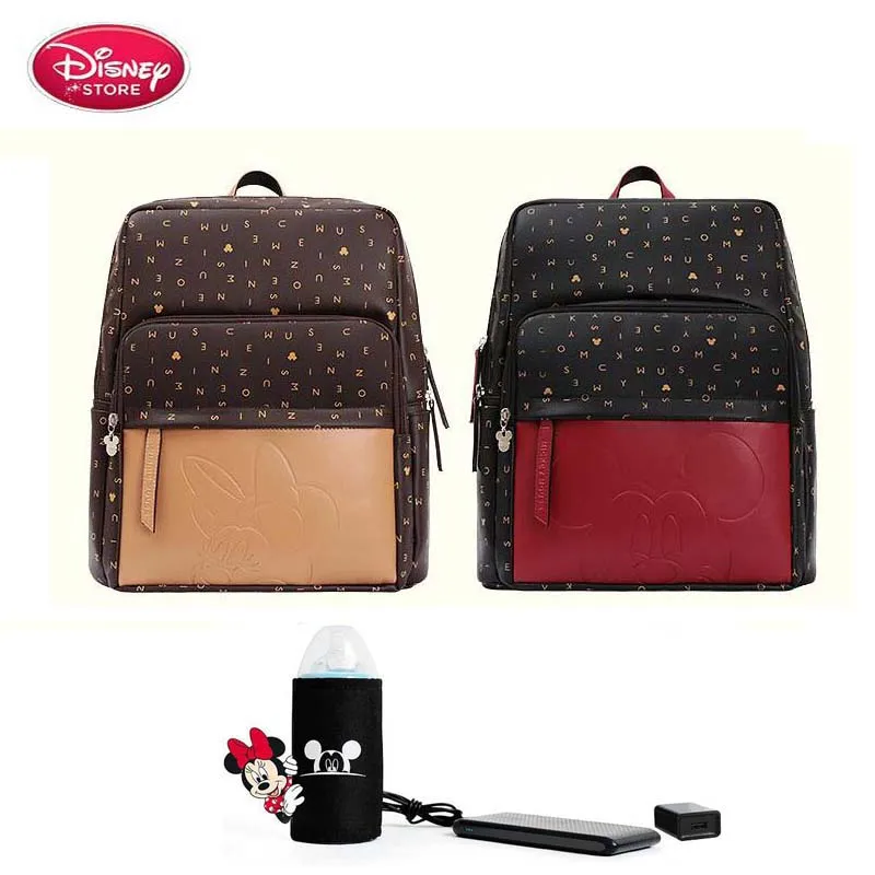 Disney сумка для мам с USB бутылочкой подогрева дорожная ухода за ребенком