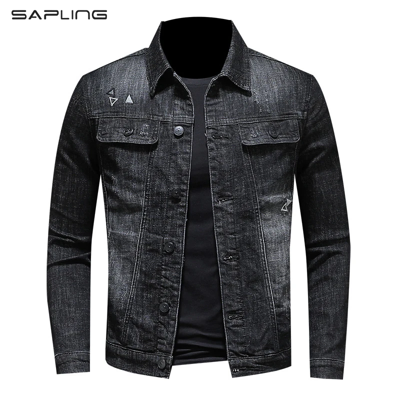 

Spring Autumn New Bomber Men's Denim Jacket Jeans Coat Motorcycle Retro Casual Outwear Clothing Overcoat Men Jackets Ropa Hombre