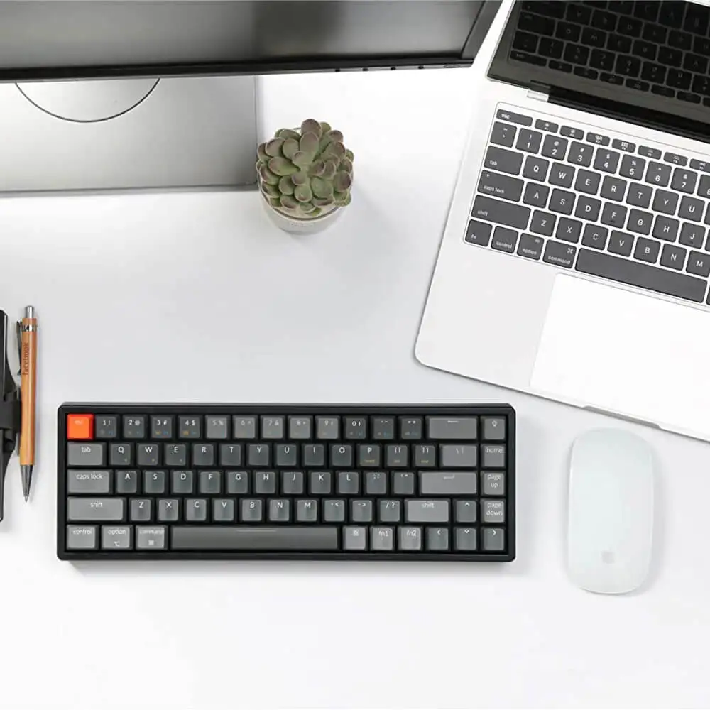 Новинка. K6 W 68-клавишная Популярная USB Bluetooth компьютерная механическая клавиатура