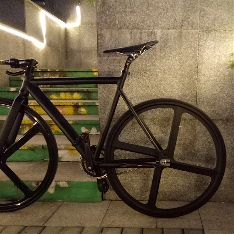 Fixie велосипед городской трек рама для велосипеда с алюминиевой вилкой 4 спицами