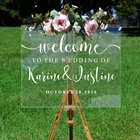 Свадебные Добро пожаловать зеркало винил Стикеры персонализированные имена и дата наклейки Свадебные знак Декор Свадебная вечеринка виниловые фотообои O298