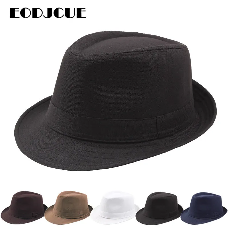 

Fashion Summer Hat Panama Wide Brim Fedora Jazz Hat Men Outdoor Sun hat Retro Bowler Hats gorro