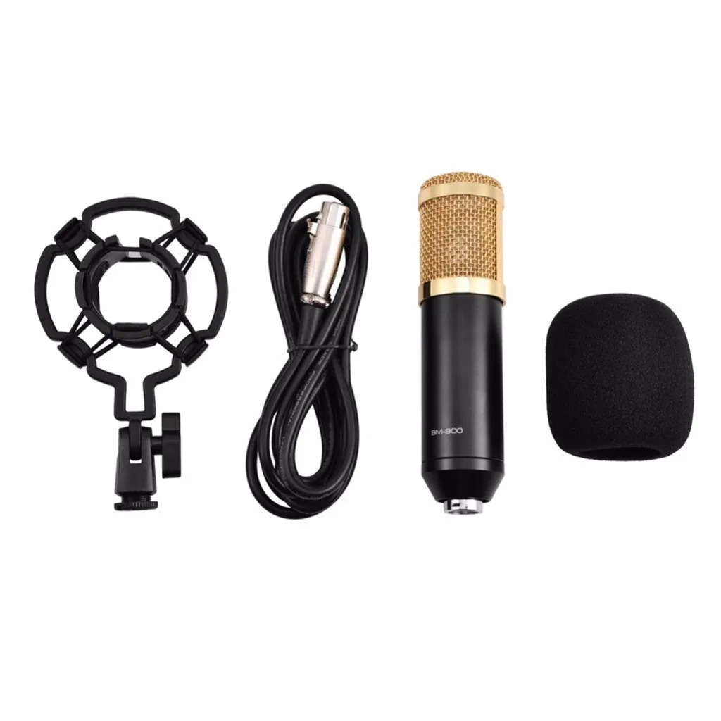 CARPRIE конденсаторный ПК микрофон с регулируемым настольным микрофоном Arm & shock Mount
