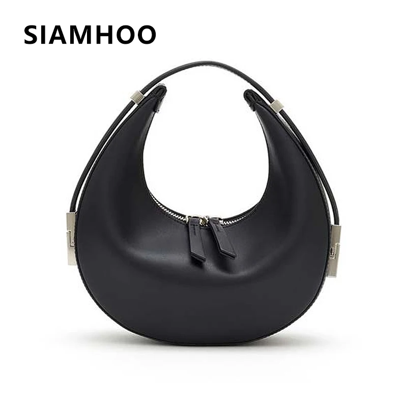 

Сумка SIAMHOO из искусственной кожи с полумесяцем, дизайнерская модная маленькая сумка через плечо, женская брендовая Роскошная стильная женс...