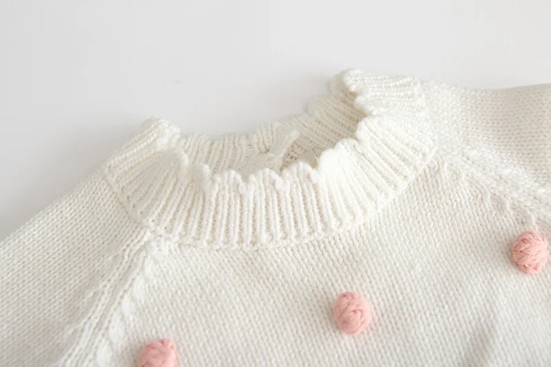 Осенние вязаные комбинезоны для малышей шерстяные принцессы Bebe вязаная детская