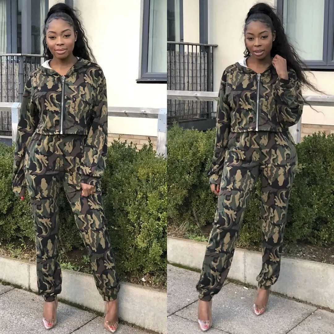 Зимний женский комплект спортивный костюм с длинным рукавом камуфляжная куртка