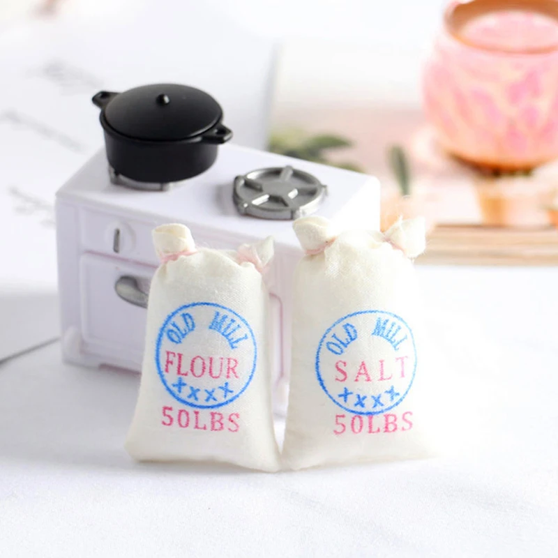 Аксессуары для кукольного домика в виде муки и соли реквизит стрельбы