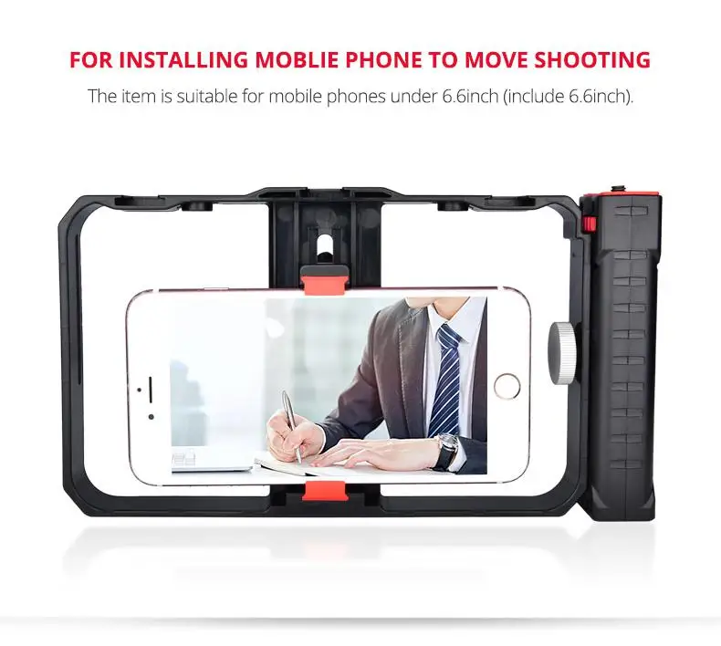 BEESCLOVER Mobile Phone Rabbit Cage Stand Hand Held Camera Bracket Second Generation Movie Live Video Stabilizer r60 | Электроника