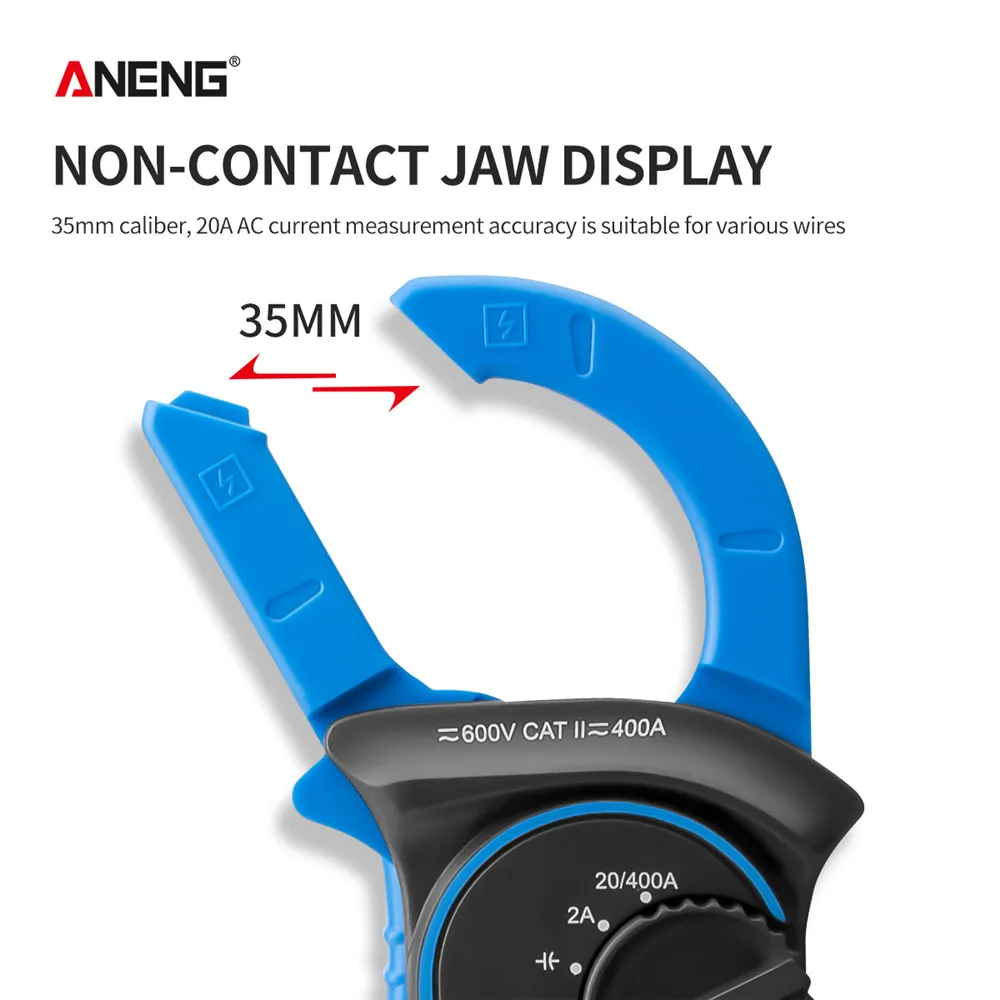 Цифровой мультиметр ANENG ST201 амперметр зажим транзистор испытательный
