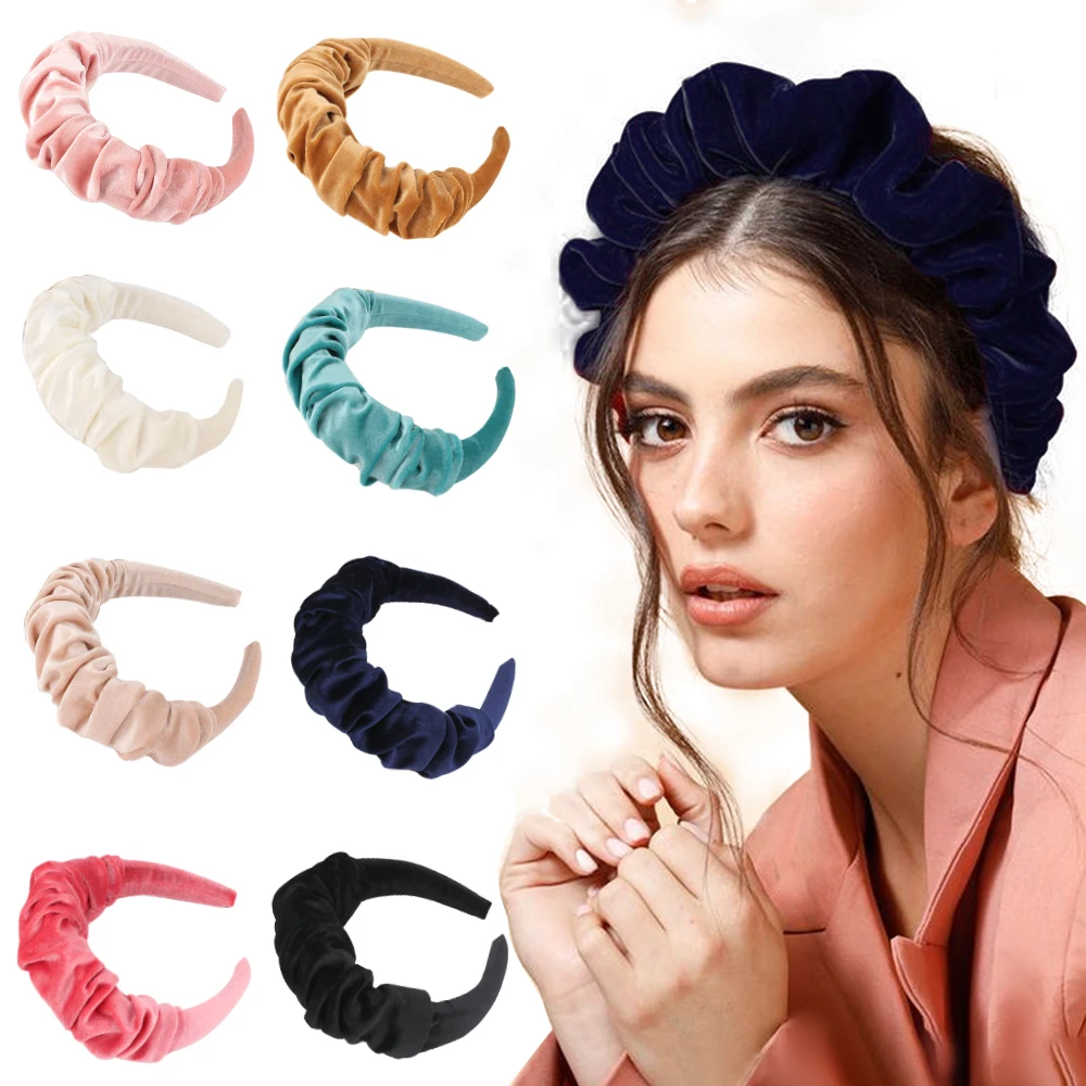 

Женский обруч для волос с бархатной подкладкой, 1 шт.