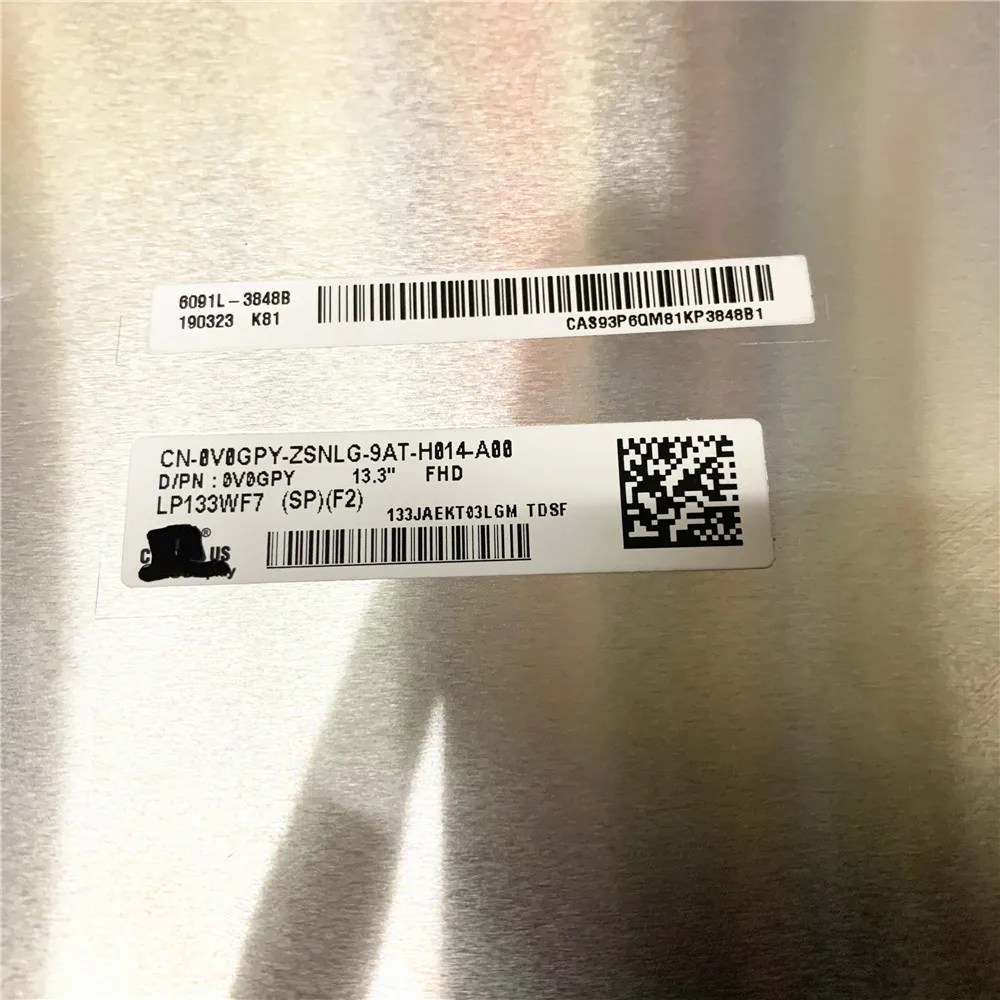 13,3-дюймовая сенсорная ЖК-панель FHD 1920X1080 для Dell Latitude 5300 LP133WF7-SPF2 LP133WF7 (SP) (F2)