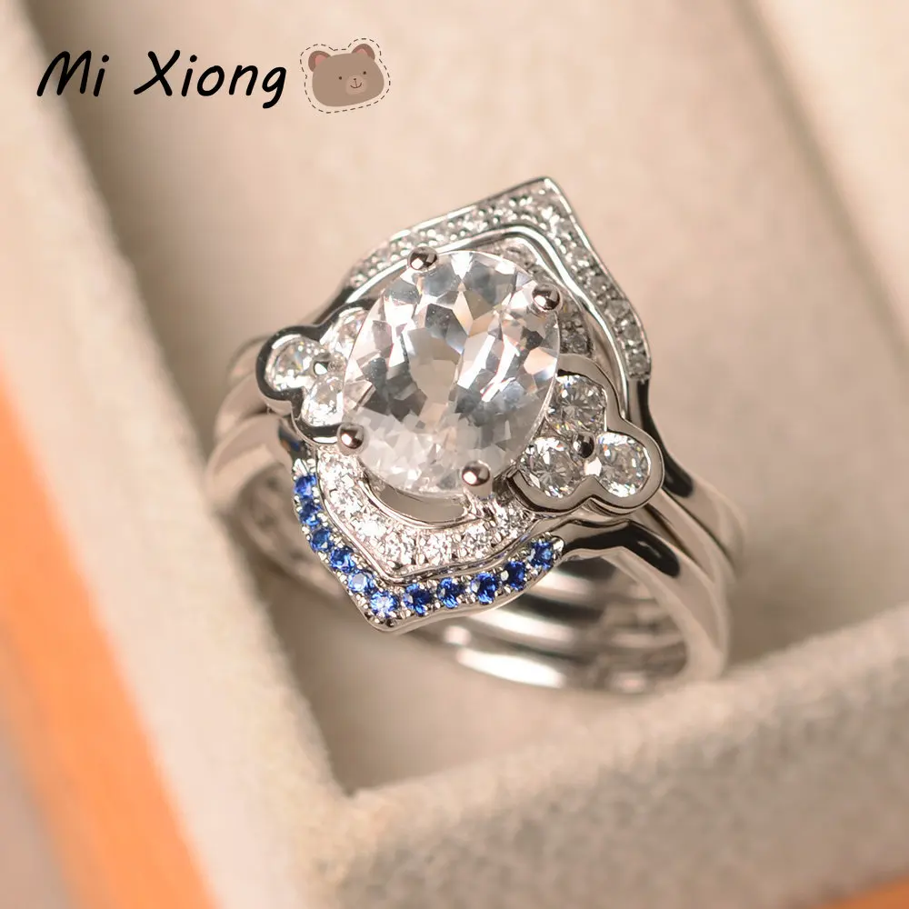 

Mi Xiong Big Diamond Rings 925 Sterling Silver Women's Luxury Jewelry Engagement Classic Wedding Romantic Cute Temperament Party