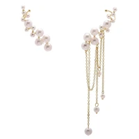 925 sterling silver pearl earrings arrival fashion classic geometric women earrings asymmetric earrings jewelry