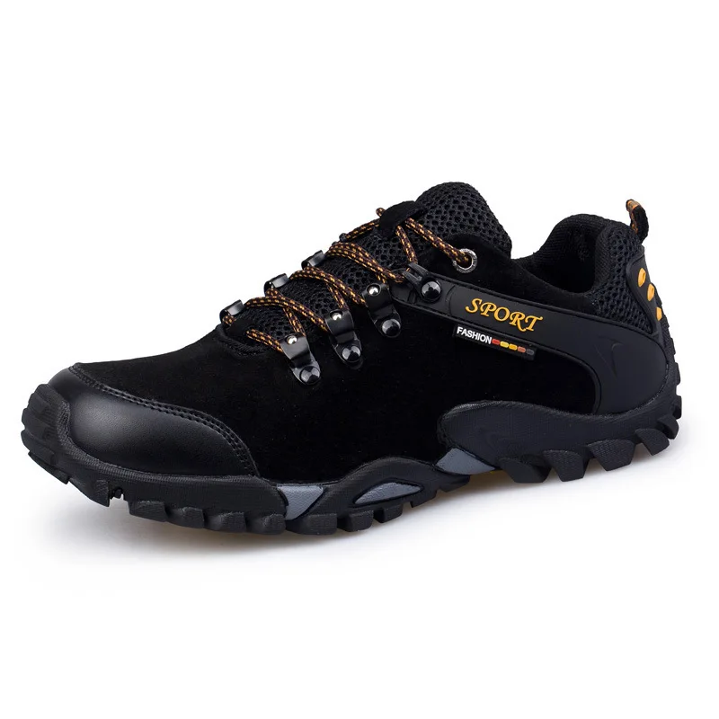 

2021 New Spring Men's Hiking Shoes Outdoor Leather Cowhide Casual Men's Shoes