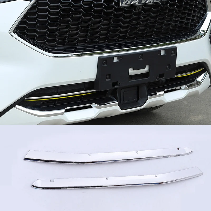 Lsrtw2017 для haval F7 F7X бамперная решетка Нижняя украшение-сетка аксессуары для обивки интерьер Молдинги хром